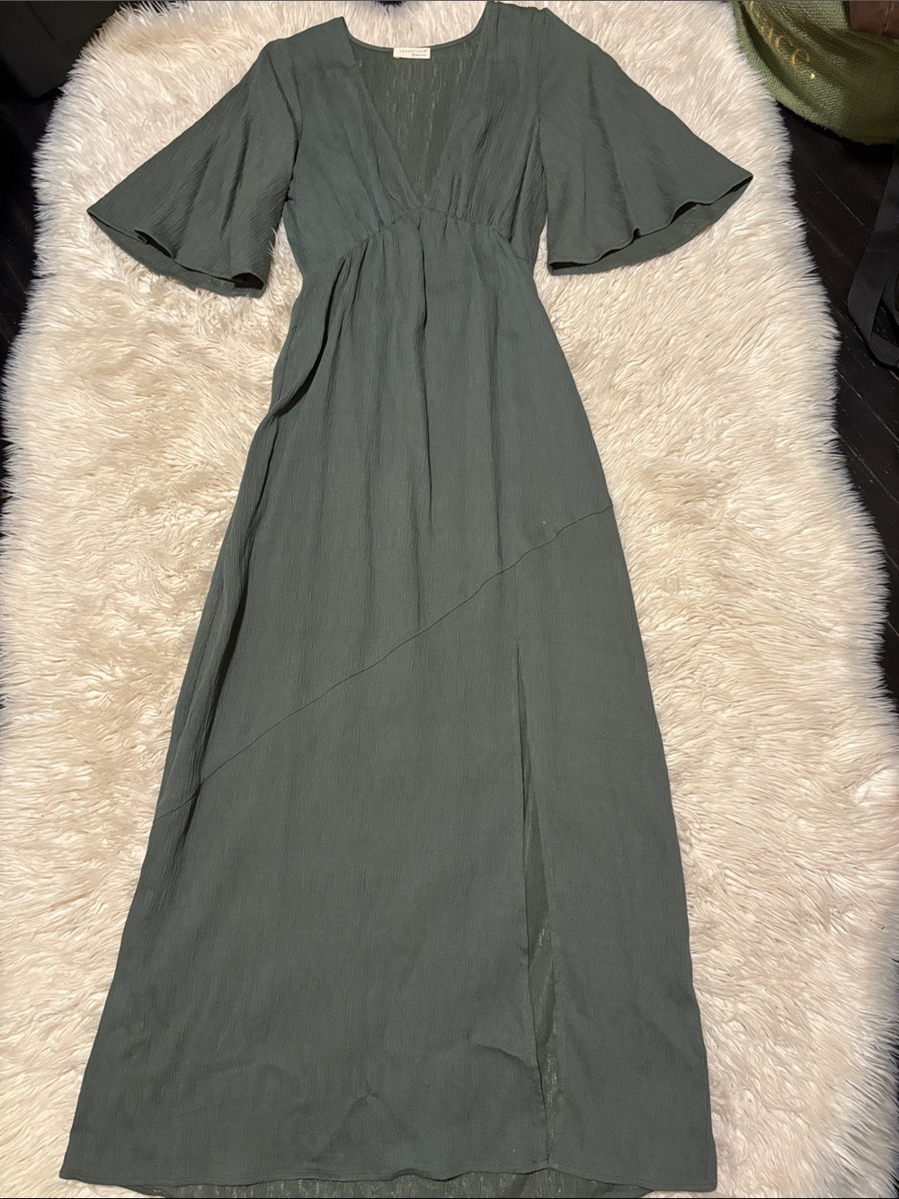 Green Flowy Dress